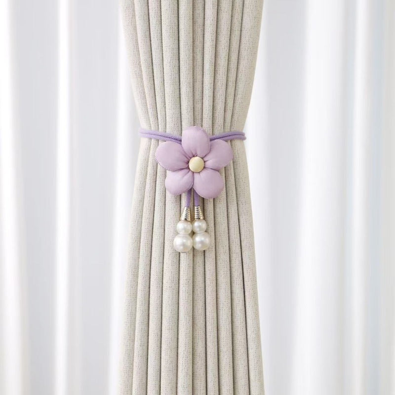 Decorative Curtain Holder Brown Yellow | Kelmera