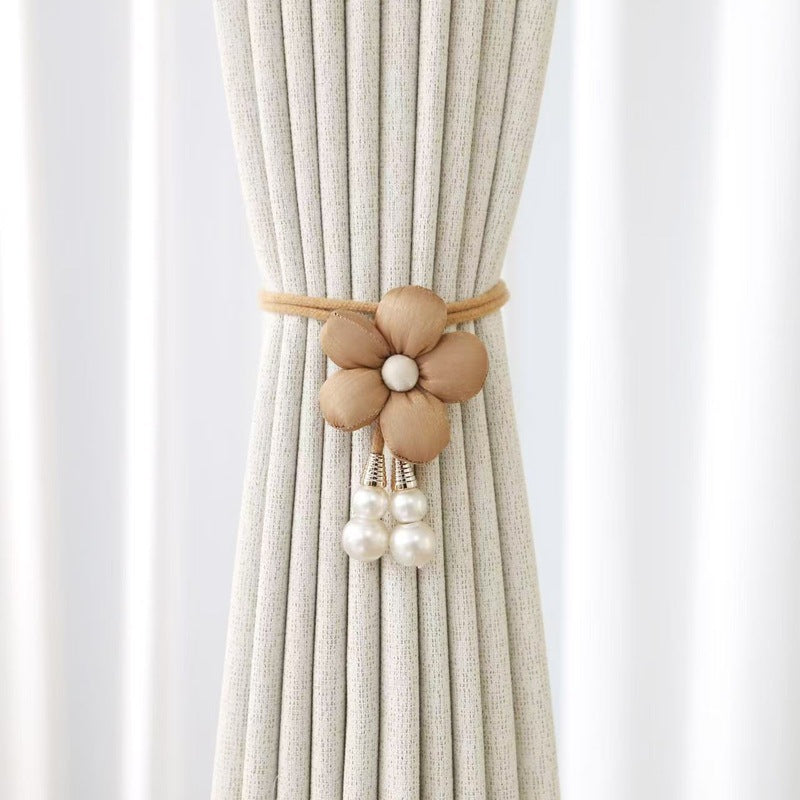 Decorative Curtain Holder Brown Yellow | Kelmera