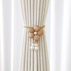 Decorative Curtain Holder Brown Yellow | Kelmera