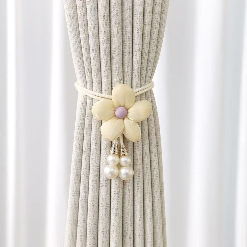 Decorative Curtain Holder Brown Yellow | Kelmera