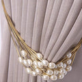 Decorative Curtain Holder with Bead Accent | Kelmera