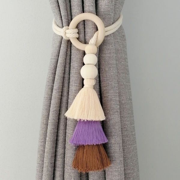 Decorative Curtain Holder with Tassels | Kelmera
