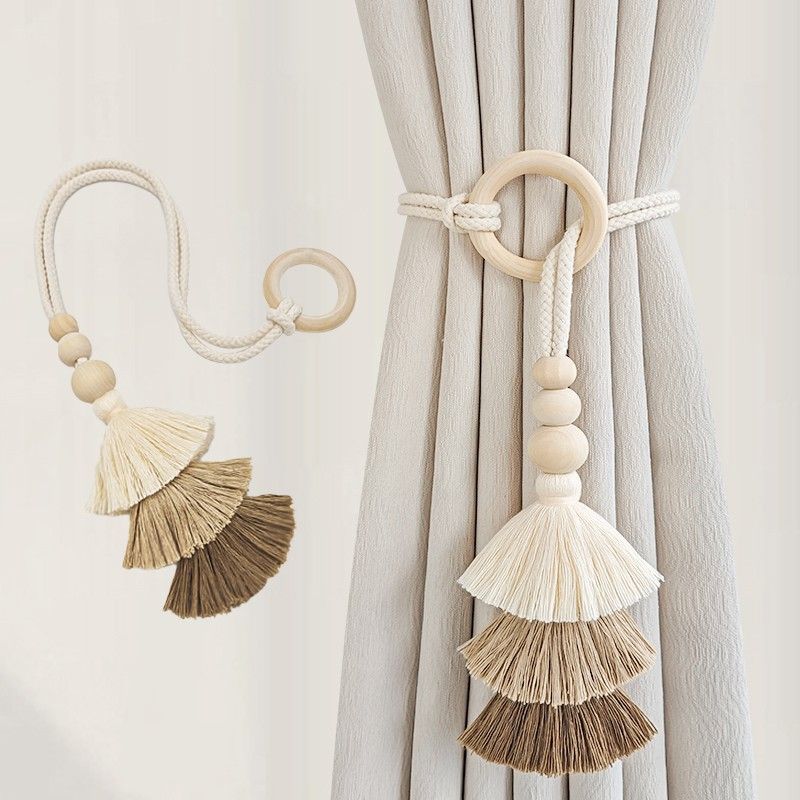 Decorative Curtain Holder with Tassels | Kelmera