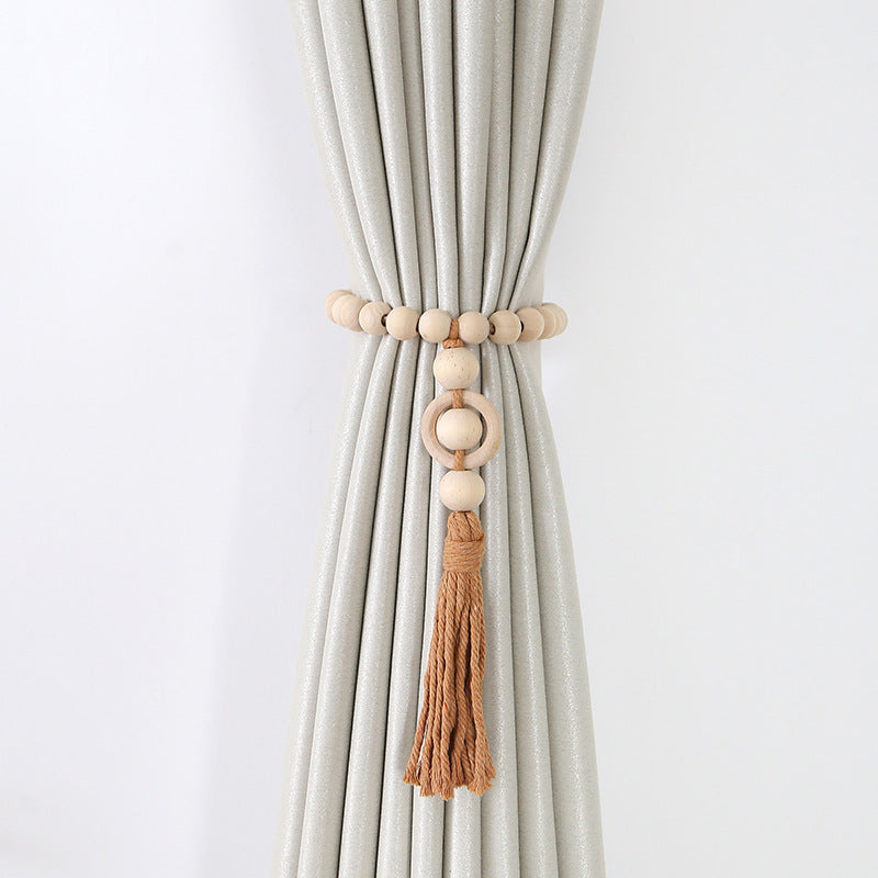 Decorative Curtain Holder Wood | Kelmera