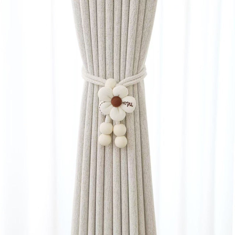 Decorative Curtain Tieback Beige Brown | Kelmera