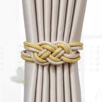 Decorative Curtain Tieback with Braided Design | Kelmera