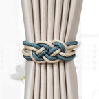 Decorative Curtain Tieback with Braided Design | Kelmera