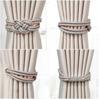 Decorative Curtain Tieback with Braided Design | Kelmera