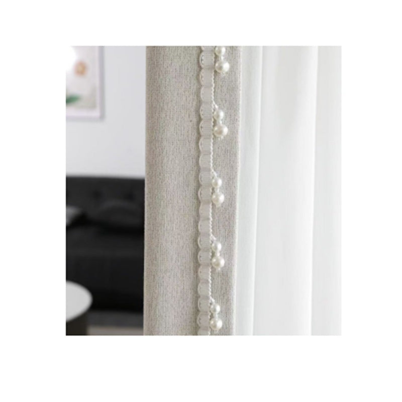 Decorative Curtain Trim Black White | Kelmera