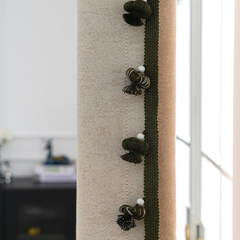 Decorative Curtain Trim with Pompons | Kelmera