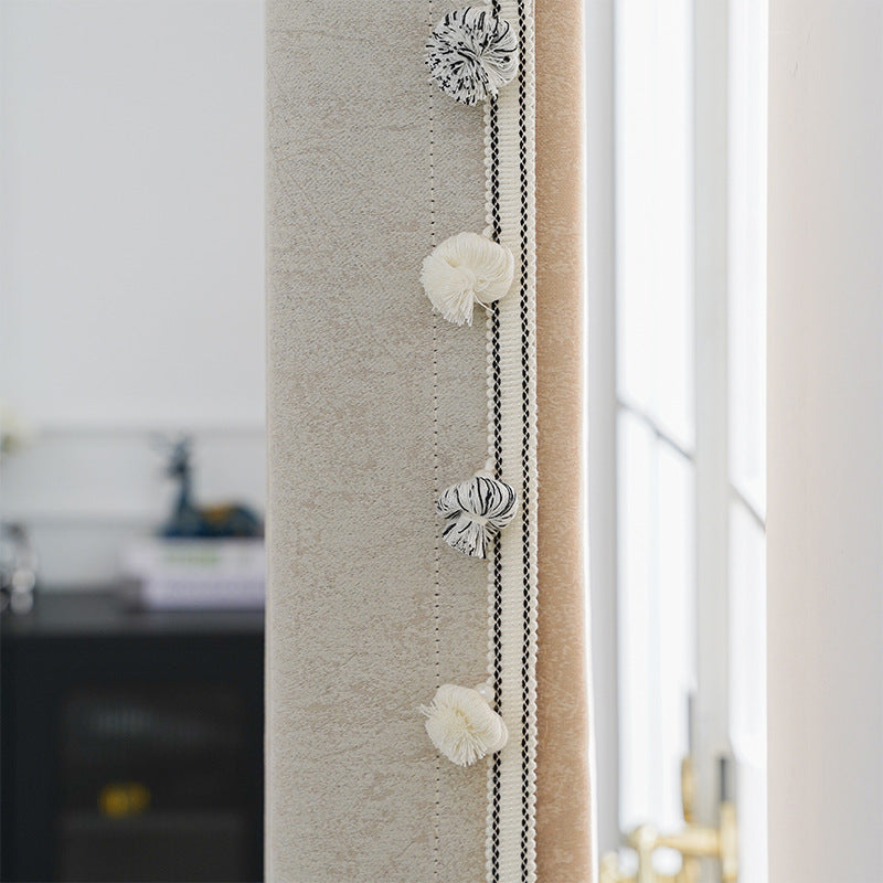 Decorative Curtain Trim with Pompons | Kelmera