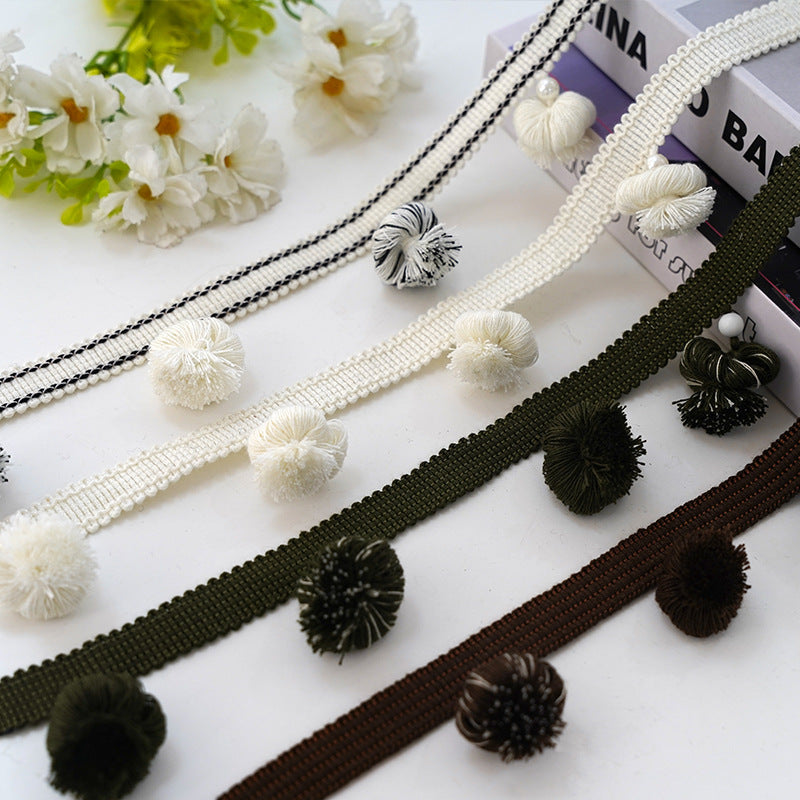 Decorative Curtain Trim with Pompons | Kelmera