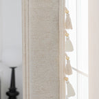 Decorative Curtain with Tassel Trim | Kelmera