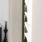 Decorative Curtain with Tassel Trim | Kelmera