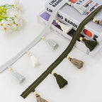 Decorative Curtain with Tassel Trim | Kelmera