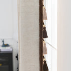 Decorative Curtain with Tassel Trim | Kelmera