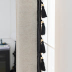 Decorative Curtain with Tassel Trim | Kelmera
