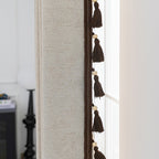 Decorative Curtain with Tassel Trim | Kelmera