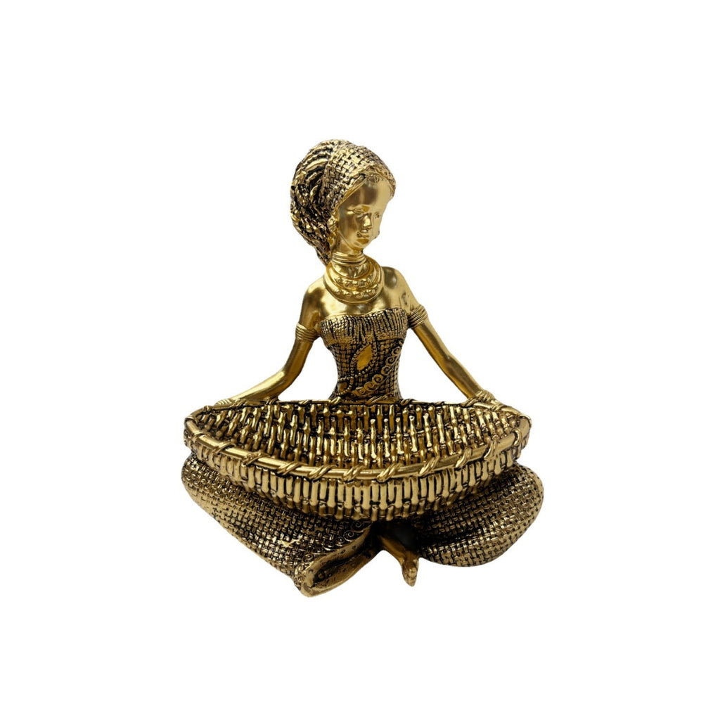 Decorative Deer Figurine with Glitter Details | Kelmera