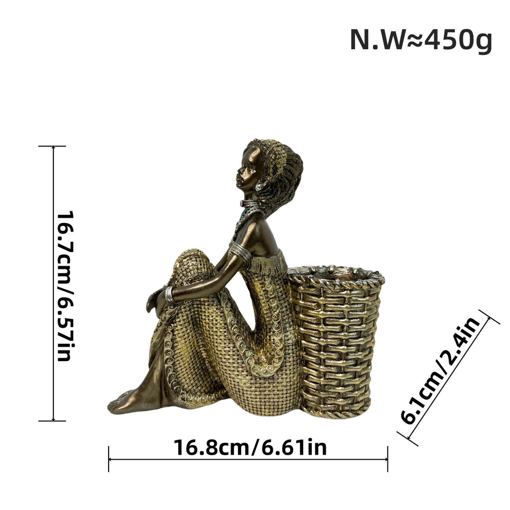Decorative Deer Figurine with Glitter Details | Kelmera