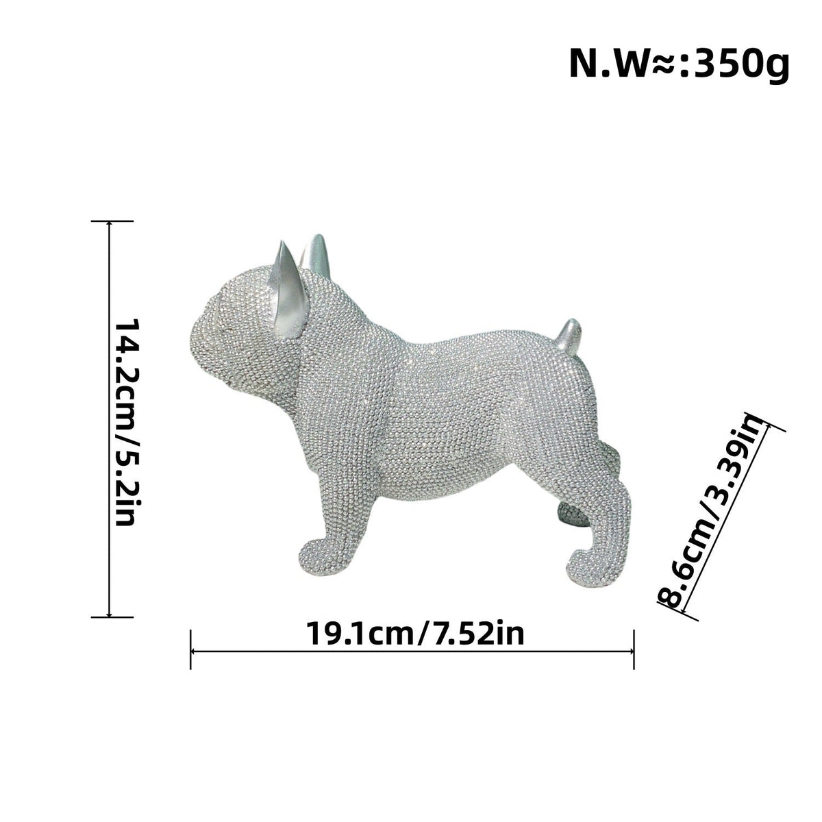 Decorative Dog Figure in Modern Design | Kelmera