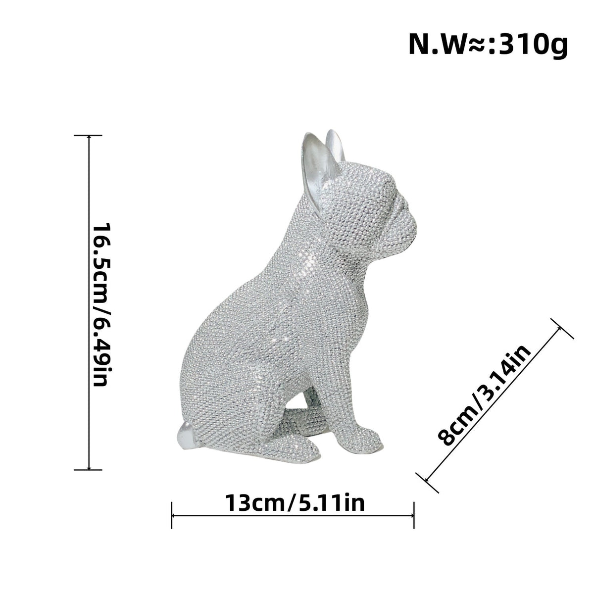 Decorative Dog Figure in Modern Design | Kelmera