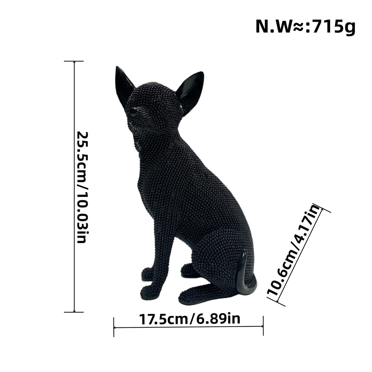 Decorative Dog Figure in Modern Design | Kelmera