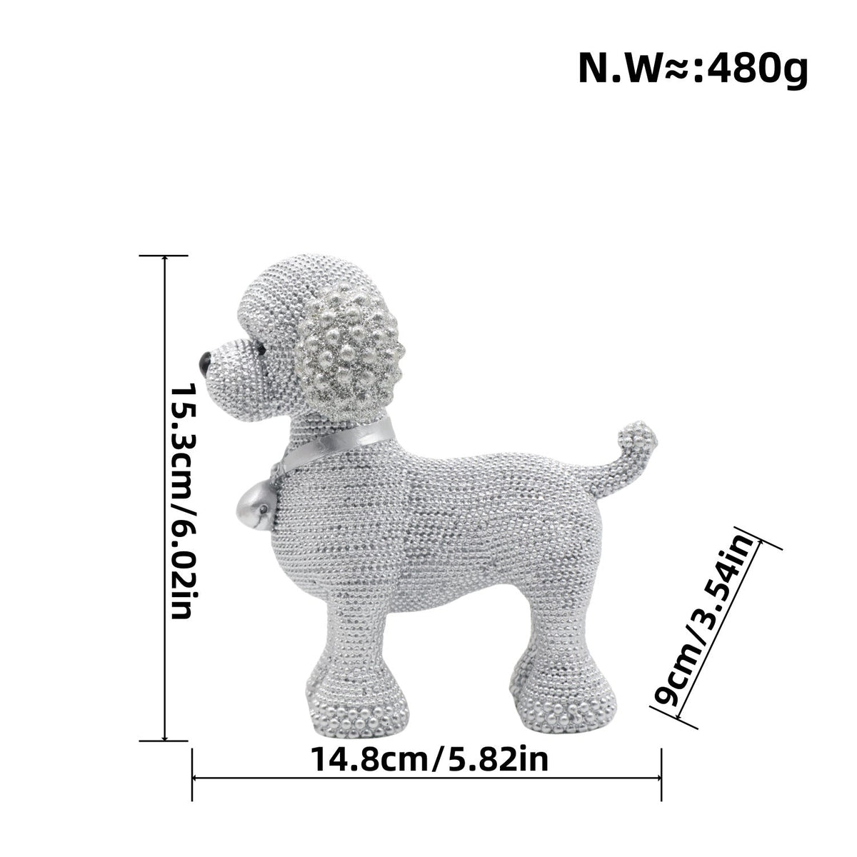 Decorative Dog Figure in Modern Design | Kelmera