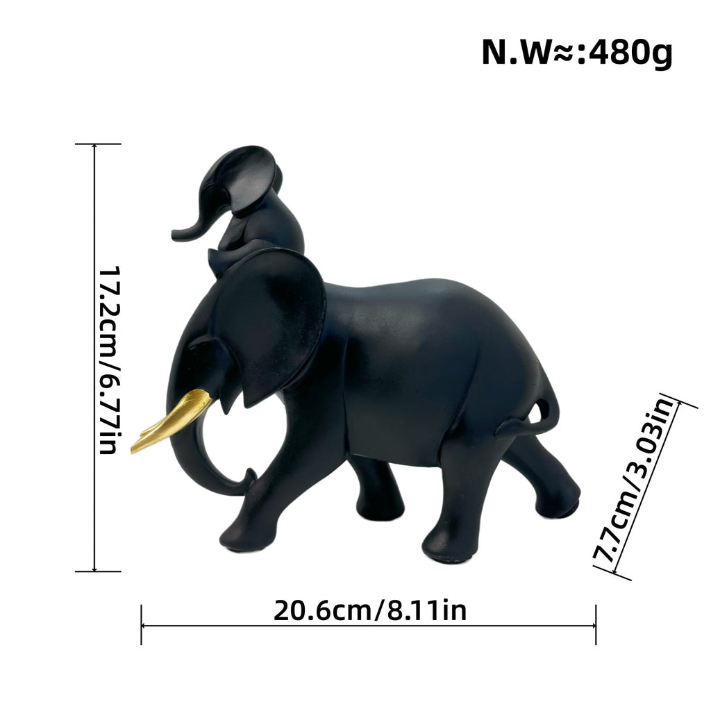 Decorative Elephant Family Sculpture | Kelmera