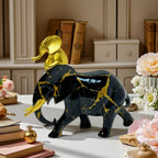 Decorative Elephant Figurine Soft Textile Ceramic | Kelmera