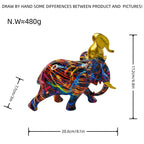 Decorative Elephant Figurine Soft Textile Ceramic | Kelmera