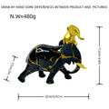 Decorative Elephant Figurine Soft Textile Ceramic | Kelmera