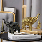 Decorative Elephant Figurine with Child | Kelmera