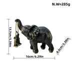 Decorative Elephant Figurine with Child | Kelmera