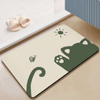 Decorative Elephant-Themed Floor Mat | Kelmera