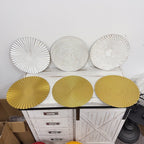 Decorative Embossed Placemats Set | Kelmera