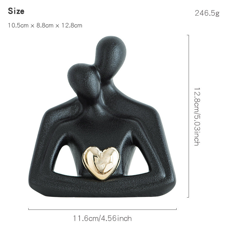 Decorative Figure Black White | Kelmera