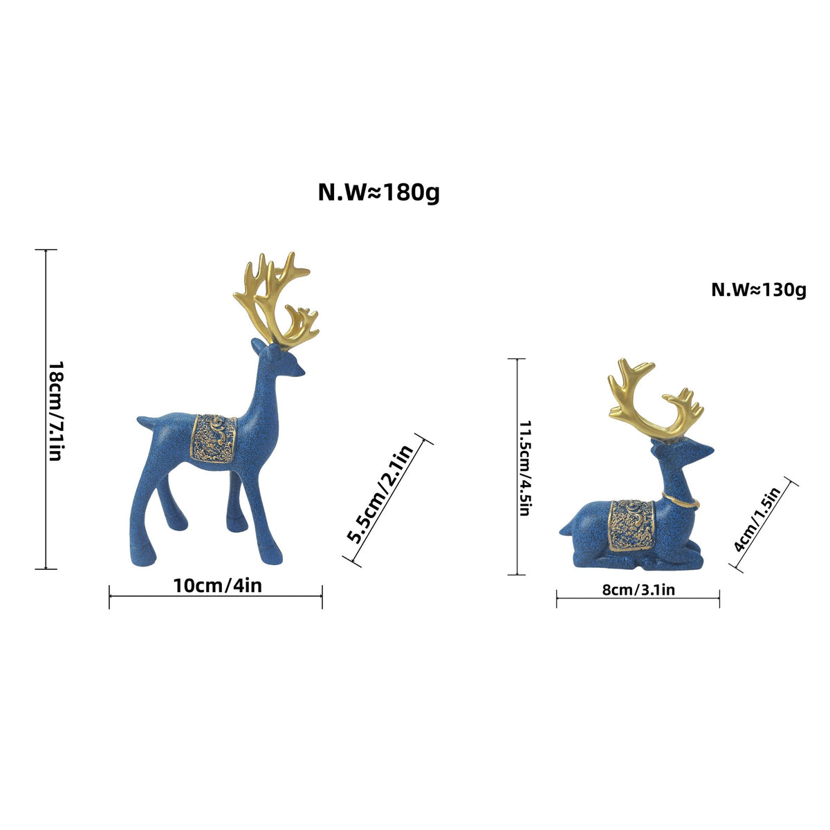 Decorative Figure Blue | Kelmera