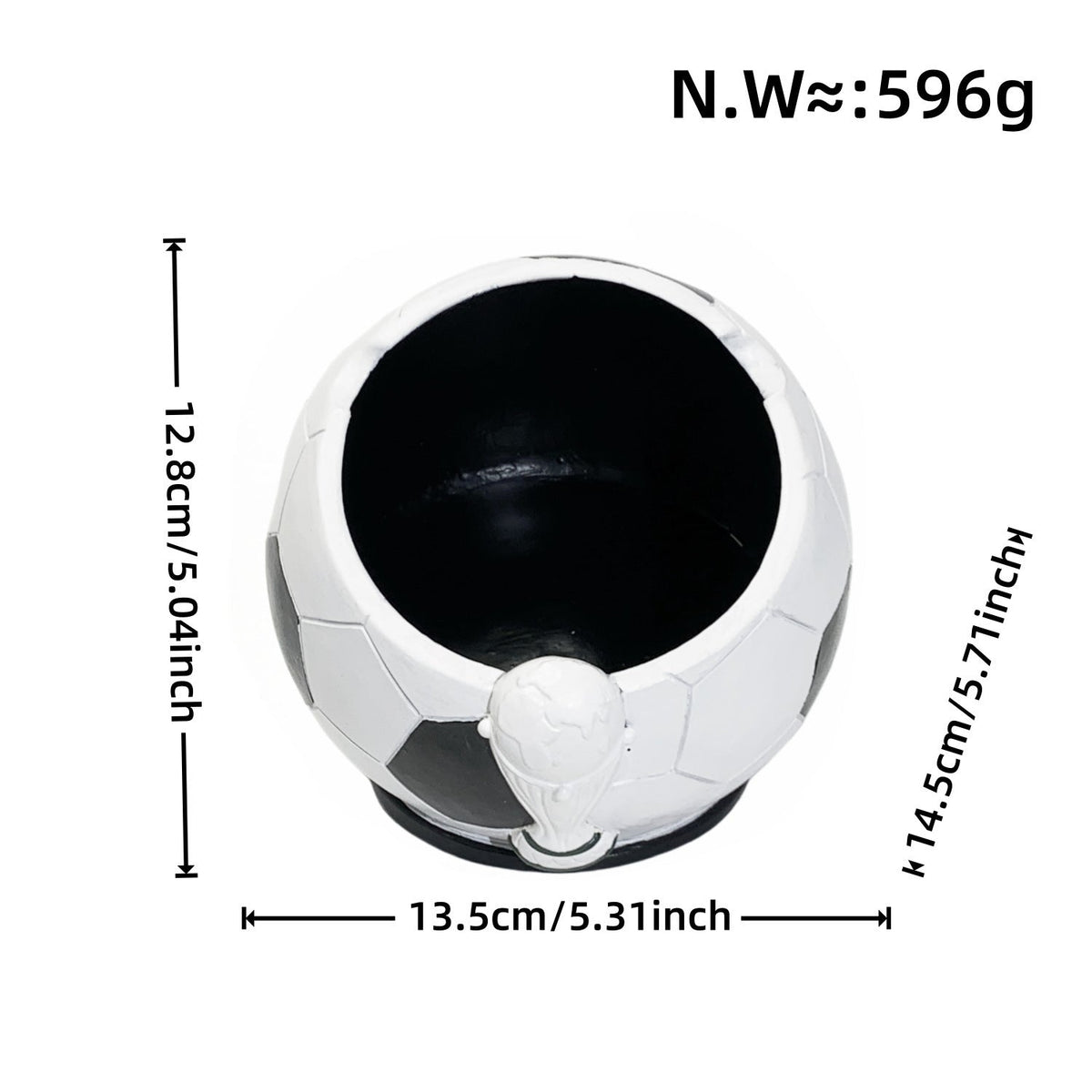 Decorative Figure Football with Glossy Surface | Kelmera