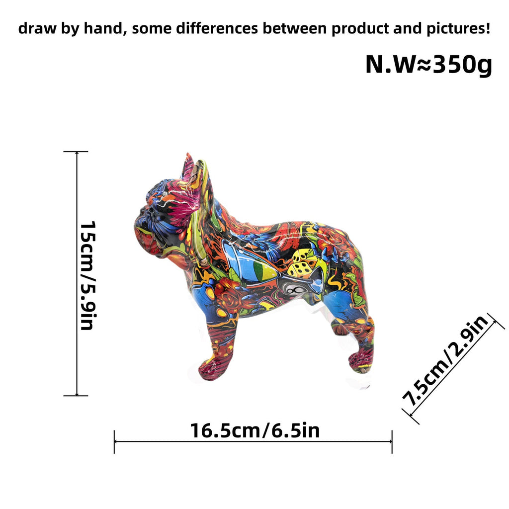 Decorative Figure of a French Bulldog Ceramic Handcrafted | Kelmera