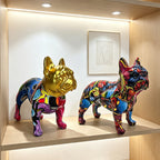 Decorative Figure of a French Bulldog Ceramic Handcrafted | Kelmera
