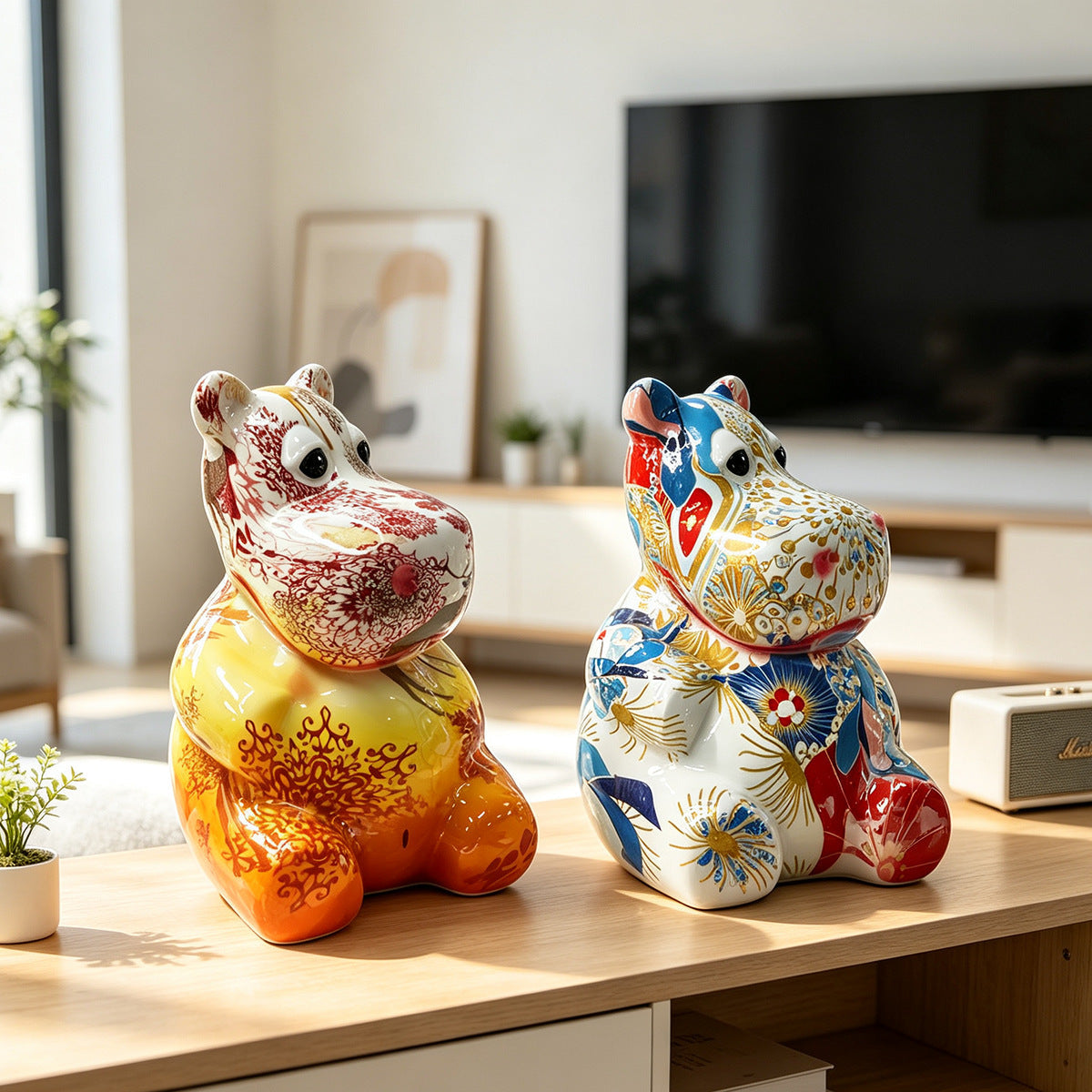 Decorative Figure of a French Bulldog Ceramic Handcrafted | Kelmera