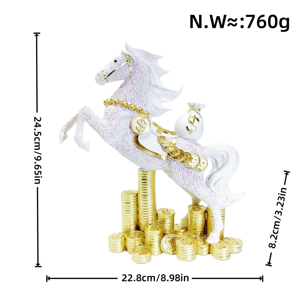 Decorative Figure Red Gold | Kelmera