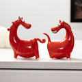 Decorative Figure Red White | Kelmera