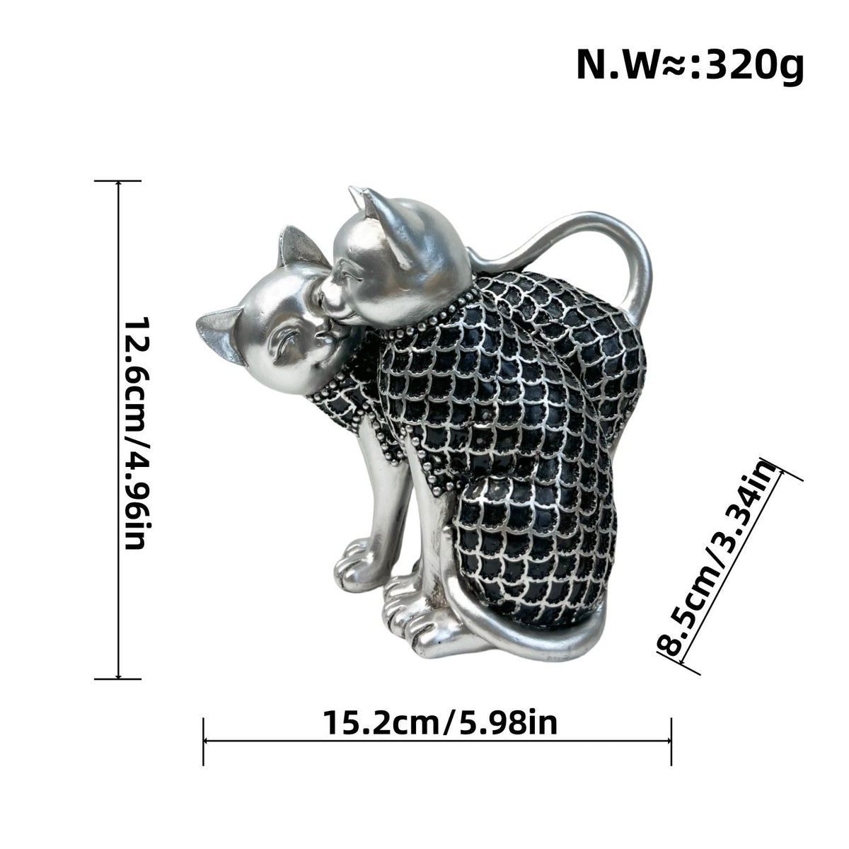 Decorative Figure Silver Gold | Kelmera