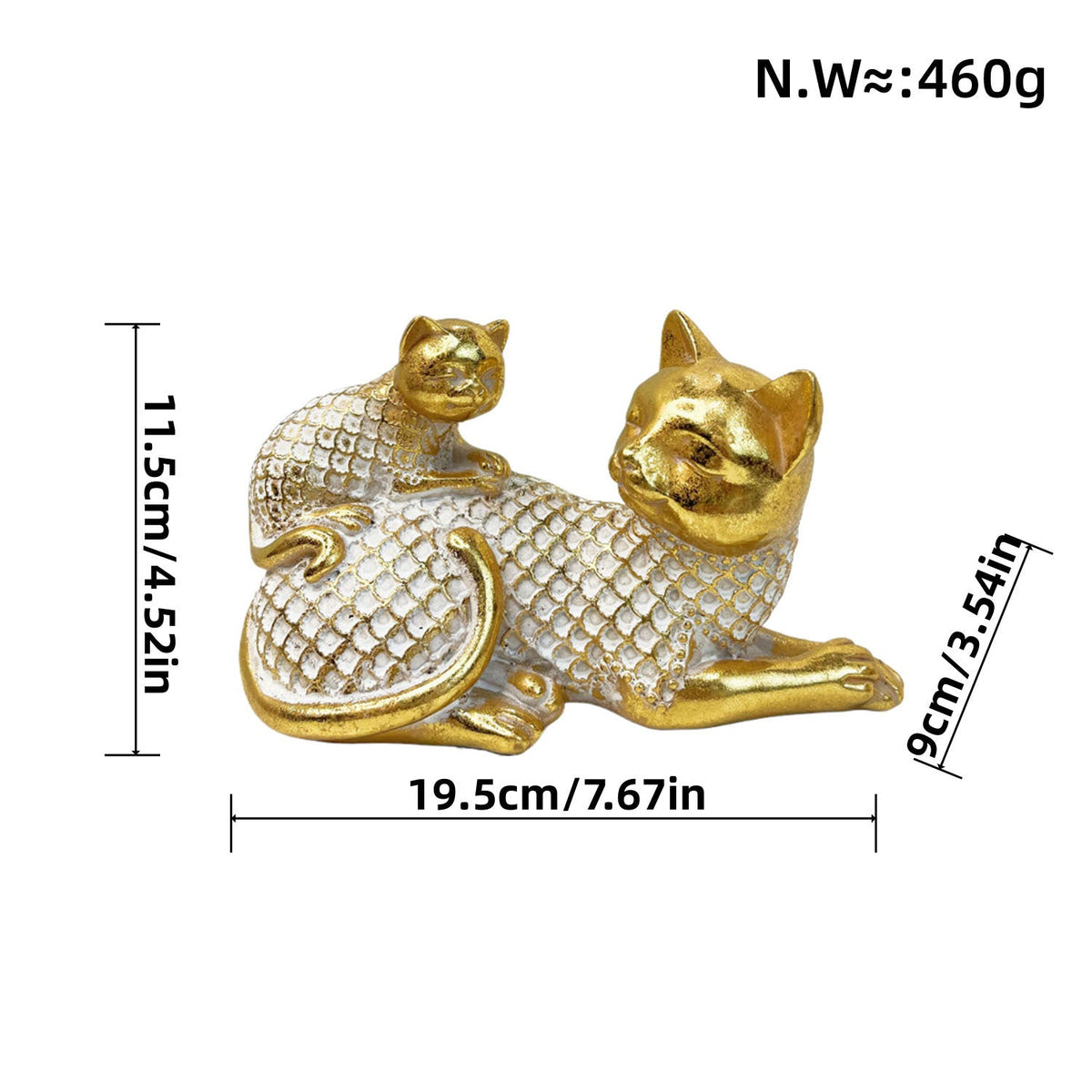 Decorative Figure Silver Gold | Kelmera