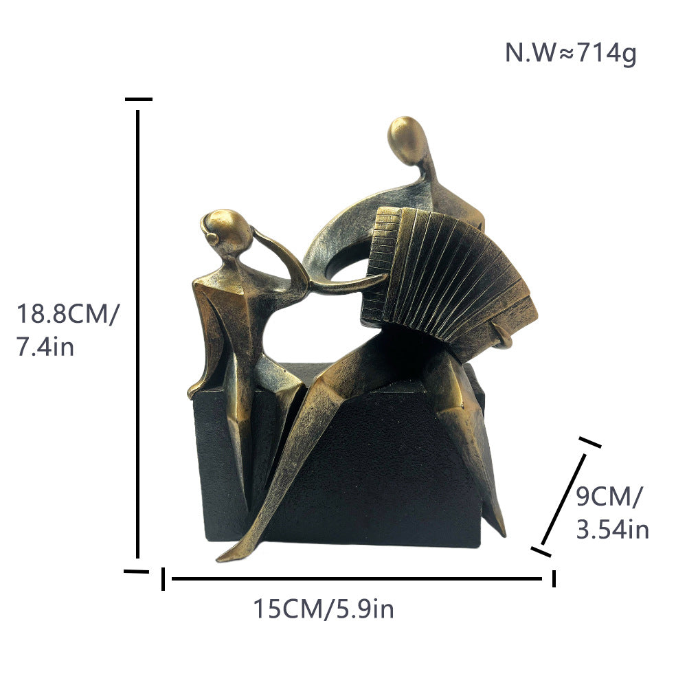Decorative Figure Soft Textile Metal | Kelmera