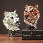 Decorative Figure White Brown | Kelmera