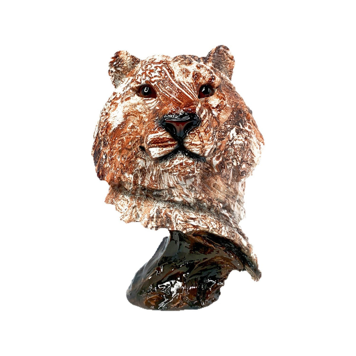 Decorative Figure White Brown | Kelmera