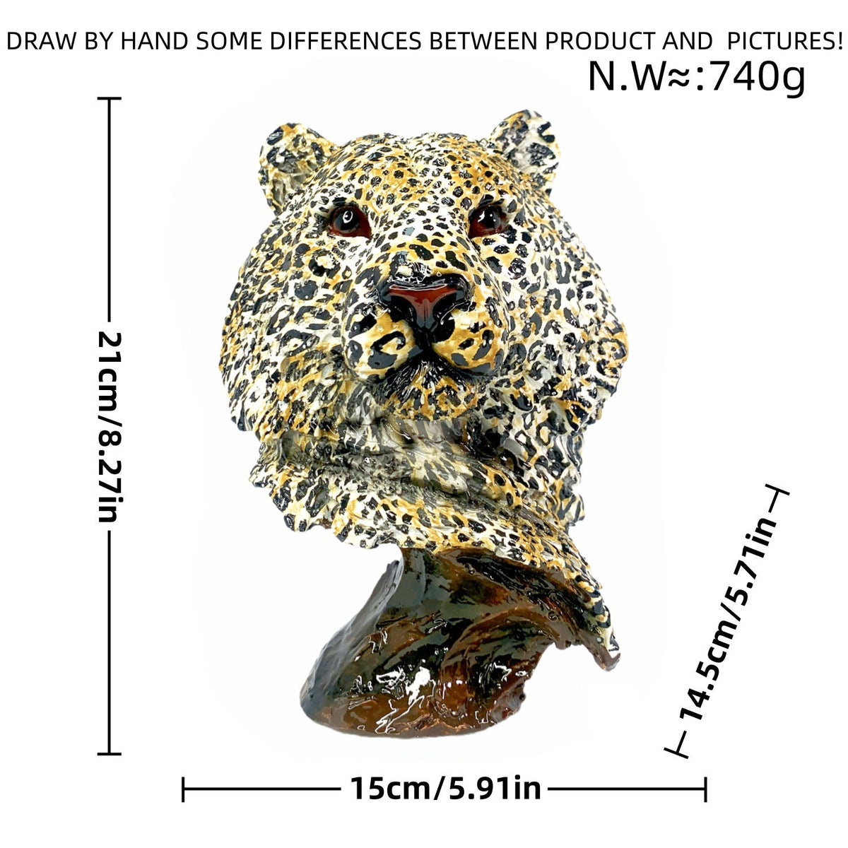 Decorative Figure White Brown | Kelmera